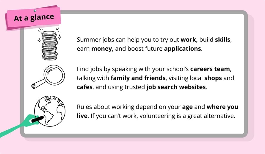 A guide to summer jobs