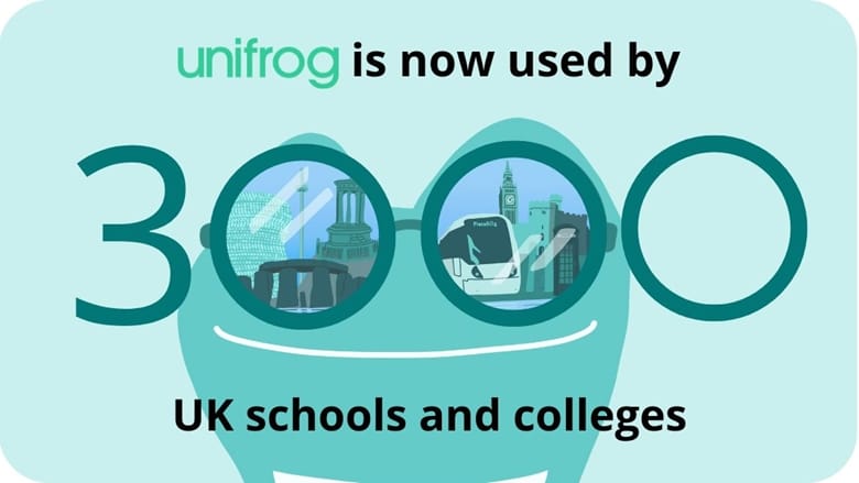 3,000 UK schools and colleges - growing our impact
