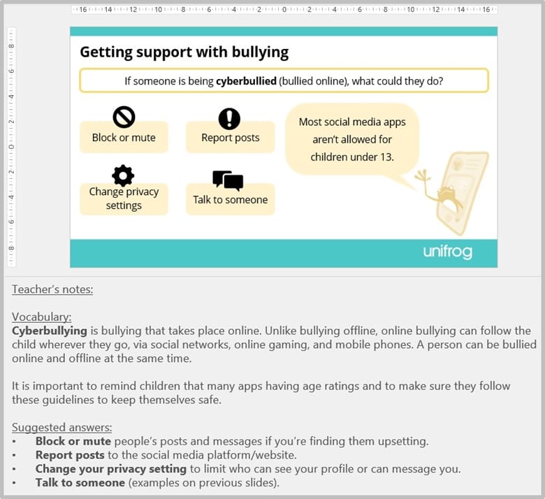 Unifrog for Primary: PSHE lesson pack FAQs
