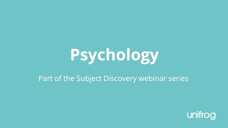 Subject Discovery Series: Psychology