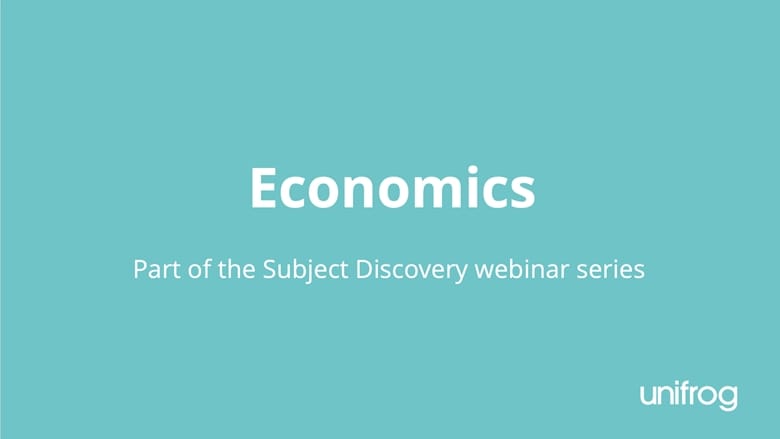 Subject Discovery Series: Economics