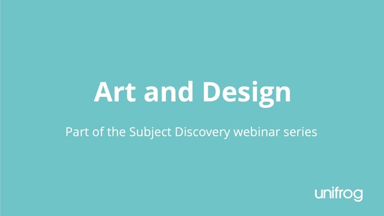 Subject Discovery Series: Art and Design