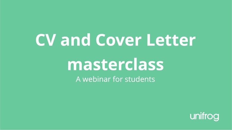 CV and Cover letter writing masterclass