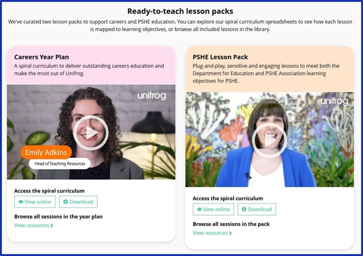 Unifrog's PSHE Lesson Pack FAQs