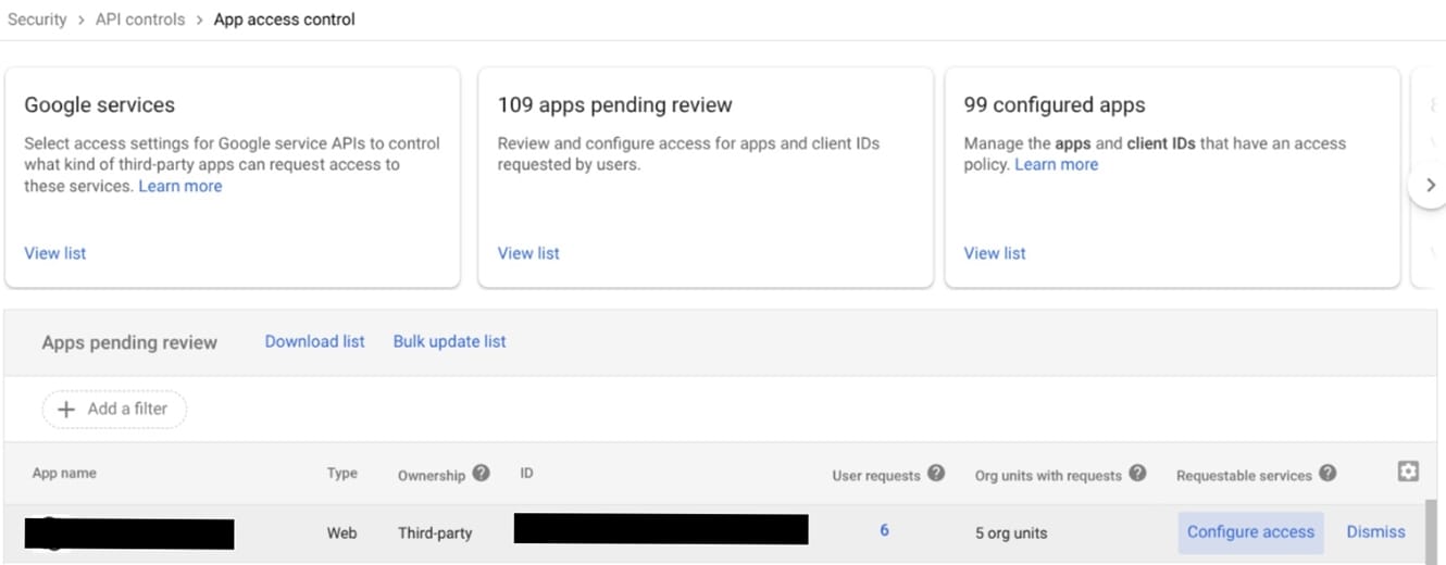 'Access blocked' when using SSO (Google users)
