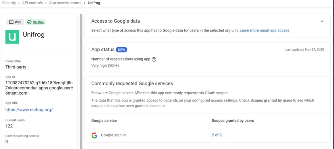 'Access blocked' when using SSO (Google users)