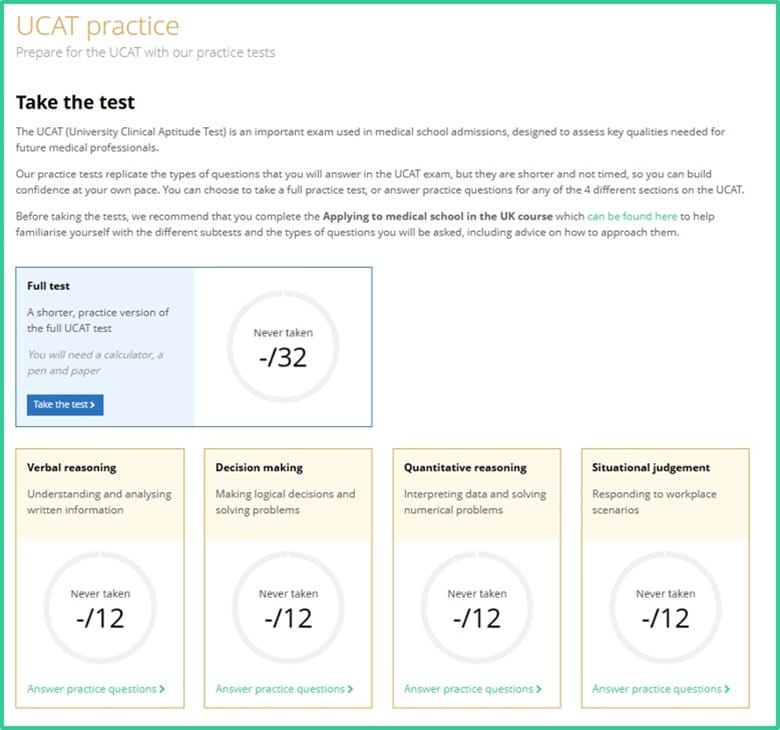 Unifrog's UCAT toolkit: FAQs