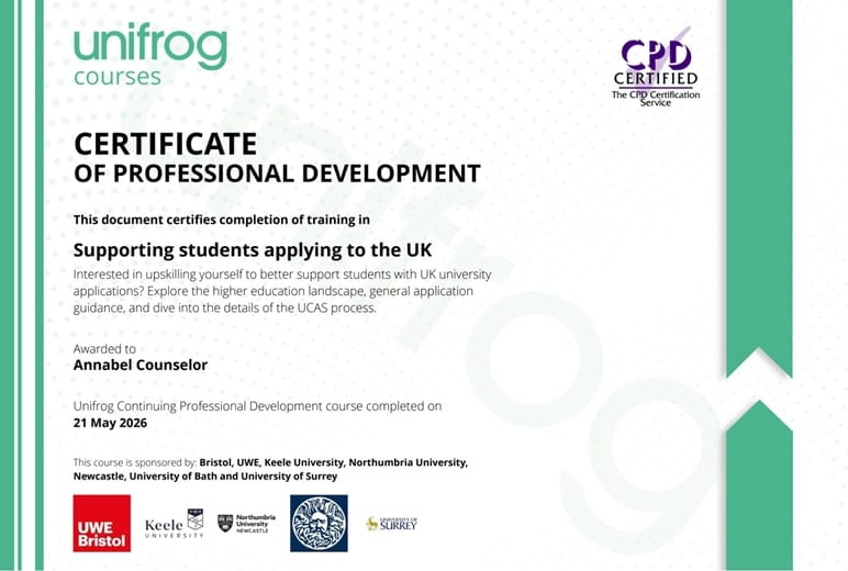 International counseling teacher CPD package