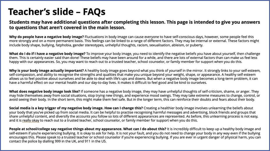 Unifrog's PSHE Lesson Pack FAQs