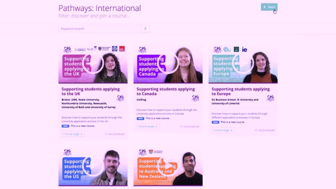 Explainer: International counseling teacher CPD package
